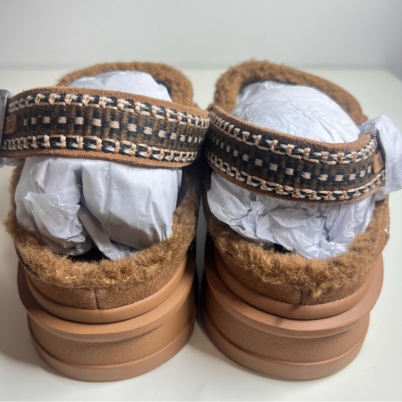 ALDO Mirellie Women's Platform Clog Lug Sole Mules Medium Brown Size 7.5 NEW - Picture 10 of 12